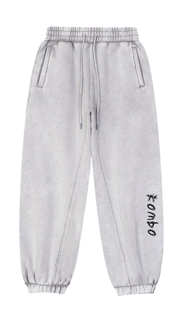 Baggy scrunch sweatpants